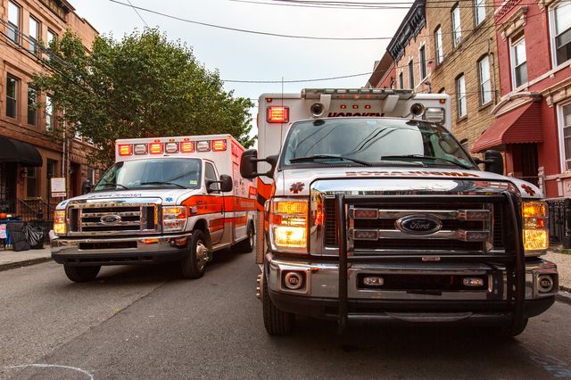 Ambulance in Hoboken, New Jersey, June 26th, 2018